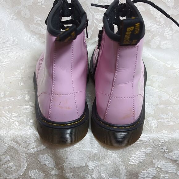 Dr. Martens Pink Combat Boots - Picture 7 of 10